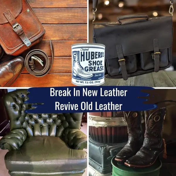 Huberd's Shoe Grease 7.5 oz, Leather Conditioner and Waterproofer for Boots, Shoes, Saddles, and Gear. Beeswax and Pine Tar Formula. Since 1921.