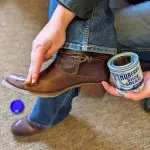 Huberd's Shoe Grease 7.5 oz, Leather Conditioner and Waterproofer for Boots, Shoes, Saddles, and Gear. Beeswax and Pine Tar Formula. Since 1921.