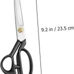 jojofuny 2pcs Heavy Duty Fabric Scissors for Tailoring Metal Sewing Shears for Dressmaking and DIY Projects Sharp Cutting Tools for Home Use