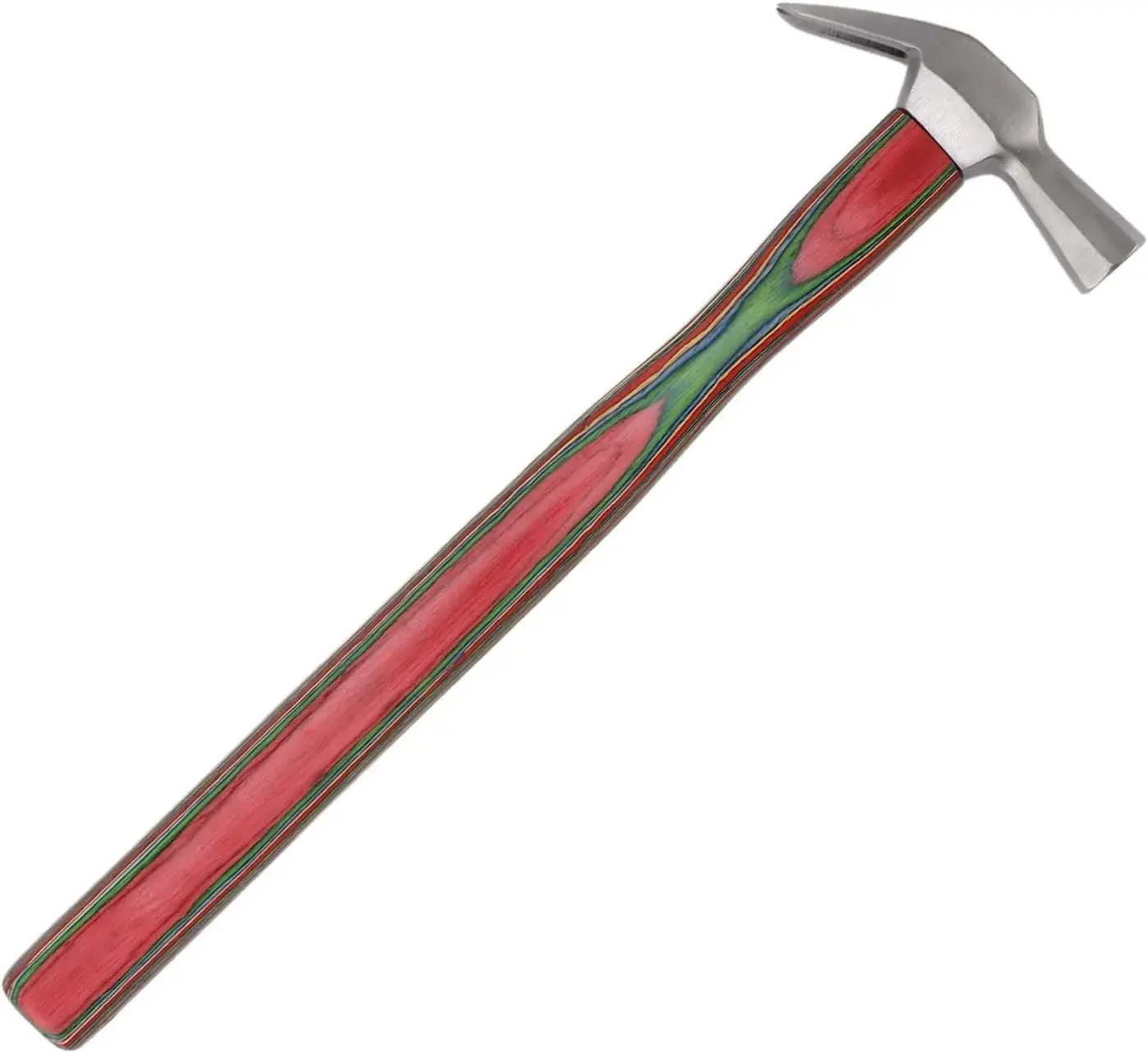 Tyenaza Farrier Hammer, Horseshoe Hammer Steel Wooden Handle Horse Shoe Nail Hammer Tool for Hoof Care
