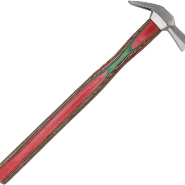 Tyenaza Farrier Hammer, Horseshoe Hammer Steel Wooden Handle Horse Shoe Nail Hammer Tool for Hoof Care