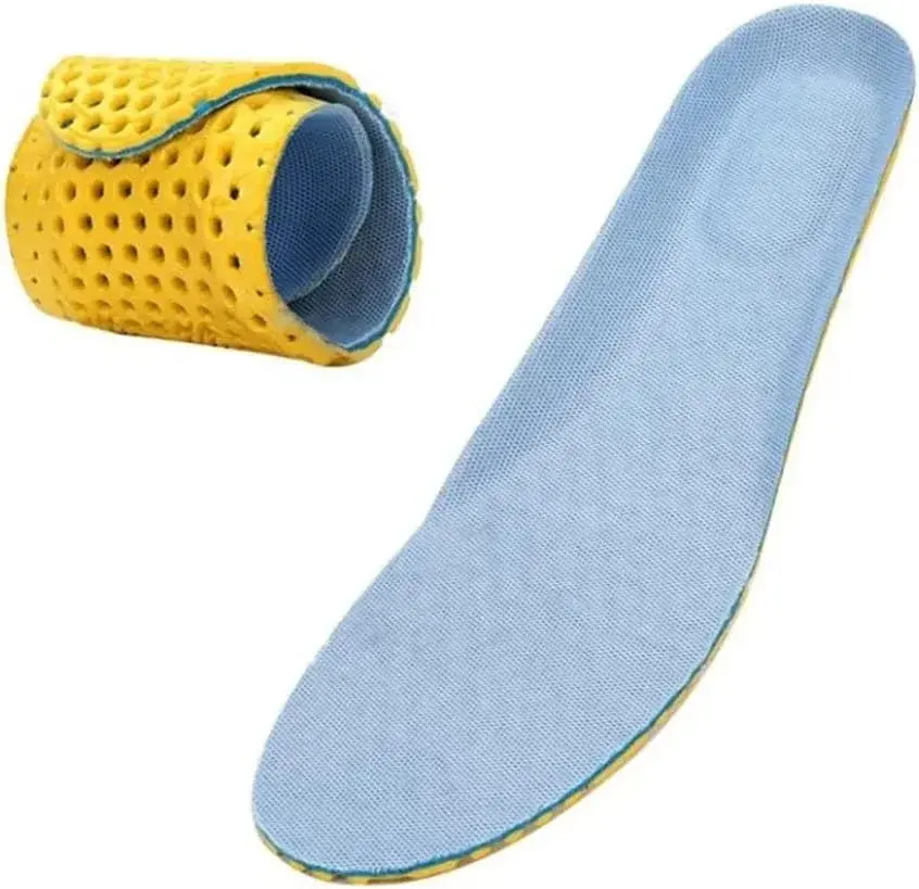 JSEIAJB Memory Foam Insoles for Shoes Sole Mesh Deodorant Breathable Cushion Running for Feet Man Women Orthopedic