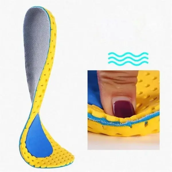 JSEIAJB Memory Foam Insoles for Shoes Sole Mesh Deodorant Breathable Cushion Running for Feet Man Women Orthopedic
