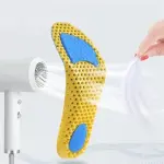 JSEIAJB Memory Foam Insoles for Shoes Sole Mesh Deodorant Breathable Cushion Running for Feet Man Women Orthopedic