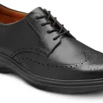 Dr. Comfort Wing Men's Therapeutic Diabetic Extra Depth Dress Shoe Leather Lace