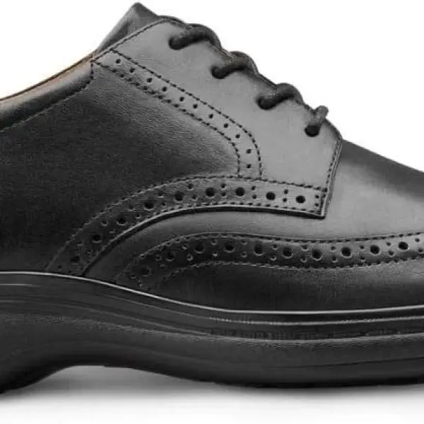 Dr. Comfort Wing Men's Therapeutic Diabetic Extra Depth Dress Shoe Leather Lace