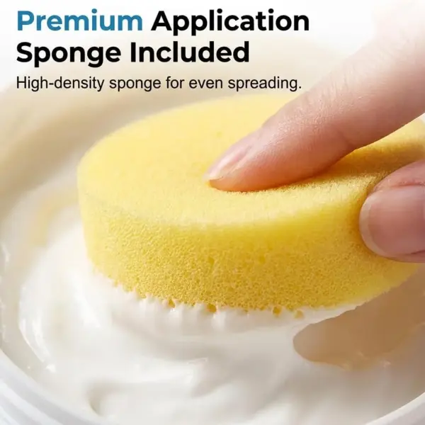 White Shoe Cleaner Cream,No Wash Cleaning Paste with Sponge,Removes Dirt and Stains, for Leather Sneakers Canvas Shoes