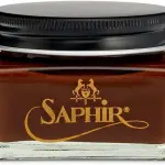 Saphir Medaille d'Or Pommadier Cream 75ml – Natural Cream Leather Shoe Polish, Leather Conditioner for Boots, Handbags