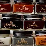 Saphir Medaille d'Or Pommadier Cream 75ml – Natural Cream Leather Shoe Polish, Leather Conditioner for Boots, Handbags