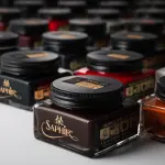 Saphir Medaille d'Or Pommadier Cream 75ml – Natural Cream Leather Shoe Polish, Leather Conditioner for Boots, Handbags