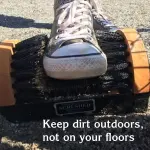 The Original Scrusher Boot & Shoe Cleaner, Durable Weather Resistant Outdoor Shoe Brush