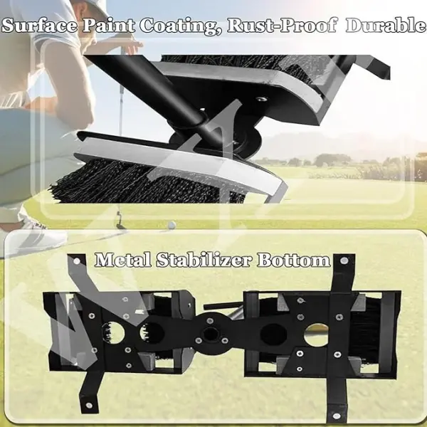 Outdoor Shoe Scraper Brush - Durable Mud Removal Tool with Non-Slip Handle & Stable Base for Efficient Deep Cleaning in Gardens and Courts - Easy to Maintain