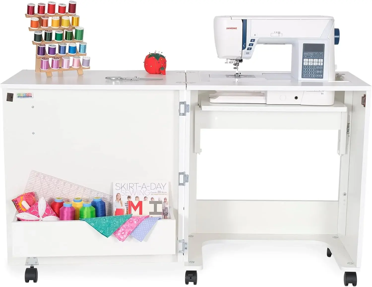 Casafoyer Judy Sewing Cabinet White - (Pack of 2)