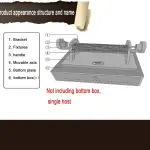 Smocking Pleater for Fabric, 24 Row Easy Pleating Tool with Strong Applicability, Ideal for Clothing DIY and Ruffler Sewing Machine Projects