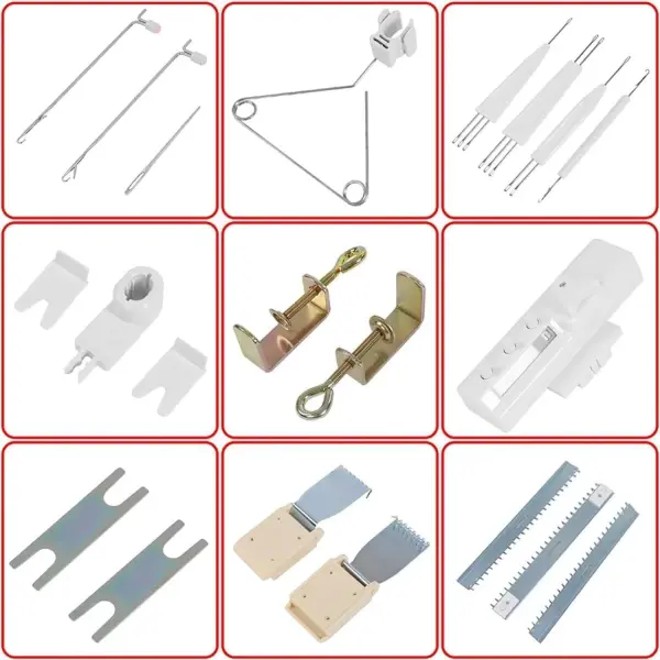 Automatic Knitting Machine Kit,Medium Gauge 6.5mm 150 Needle Plastic Home Knitting Machine,Home Sewing Tool Set