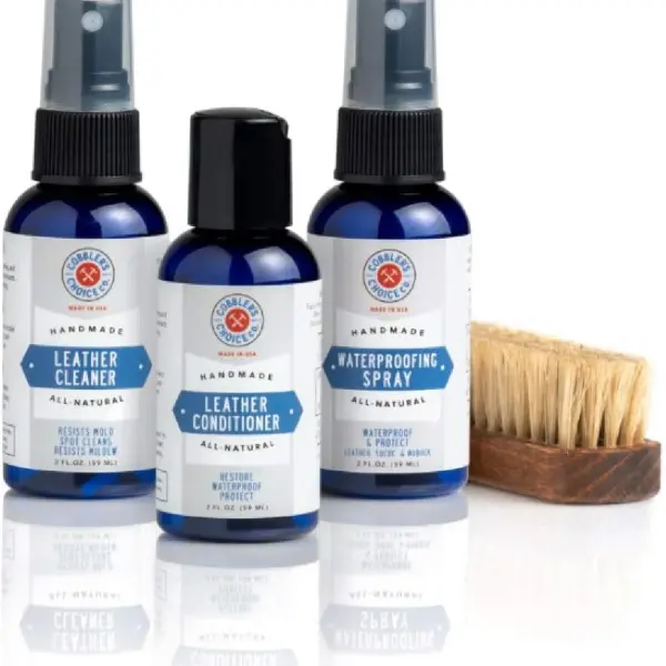 Cobbler's Choice Shoe Care Travel Kit - Travel Friendly Shoe Care Kit, Clean Ingredients, Effective Results!