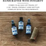 Cobbler's Choice Shoe Care Travel Kit - Travel Friendly Shoe Care Kit, Clean Ingredients, Effective Results!