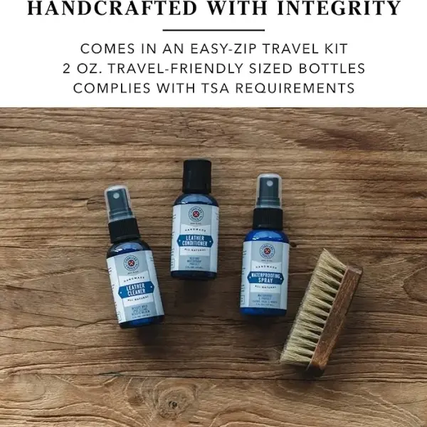 Cobbler's Choice Shoe Care Travel Kit - Travel Friendly Shoe Care Kit, Clean Ingredients, Effective Results!