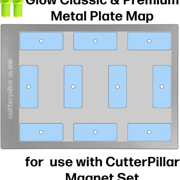 Cutterpillar Glow Premium II LED Light Board with Translucent Self-Healing Cutting Mat – 13" x 19" Light Box Tracing Pad with Non-Slip Mat and Built-In Rechargeable Battery