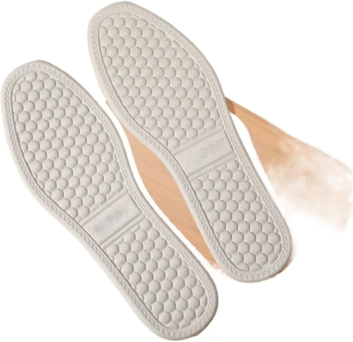 JSEIAJB Insoles Soft Shoes Pad Absorb-Sweat Breathable Comfort Cotton Insert Men Women
