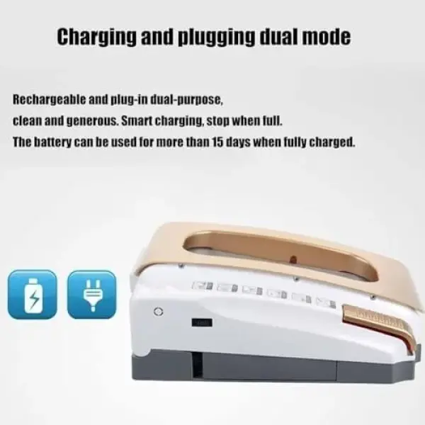 Electric Shoe Cleaning Brush | Automatic Boot Scraper with Built-in Water Reservoir & Battery | Quick 5-Second Dust Removal | Low Noise Sole Cleaner (Red)