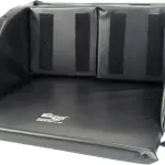 Skil-Care Comfort Foot Cradle, Fits 16”–18” Footrest for Wheelchairs, Adjustable Foot Cushion Support with Hook and Loop Fittings, Wipe-Clean Black Nylon, 703410