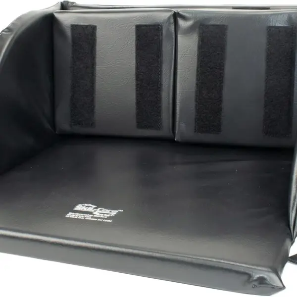 Skil-Care Comfort Foot Cradle, Fits 16”–18” Footrest for Wheelchairs, Adjustable Foot Cushion Support with Hook and Loop Fittings, Wipe-Clean Black Nylon, 703410