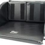 Skil-Care Comfort Foot Cradle, Fits 16”–18” Footrest for Wheelchairs, Adjustable Foot Cushion Support with Hook and Loop Fittings, Wipe-Clean Black Nylon, 703410