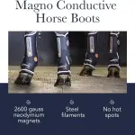 LeMieux Magno Horse Boots - Magnetic Therapy Conductive Boots Protective Gear and Training Equipment - Equine Boots, Wraps & Accessories