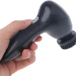 Portable Handheld Automatic Electric Shoe Brush Shine Polisher 5AA Battery Power Supply Leather Care Device