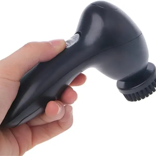 Portable Handheld Automatic Electric Shoe Brush Shine Polisher 5AA Battery Power Supply Leather Care Device