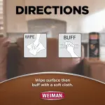 Weiman Leather Cleaner & Conditioner - Cleans, Restores & Protects Leather, UV Protection Prevent Cracking & Fading, For Car Seats, Sofas, Shoes, Bags & All Finished Leather Surfaces, 2 Pack, 60 Wipes