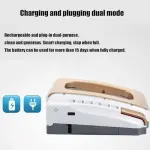 Electric Shoe Cleaning Brush - Automatic Boot Scraper with Built-in Water Reservoir & Battery | Fast 5-Second Self-Cleaning Sole Cleaner | Low Noise & Efficient Dust Removal (Red)