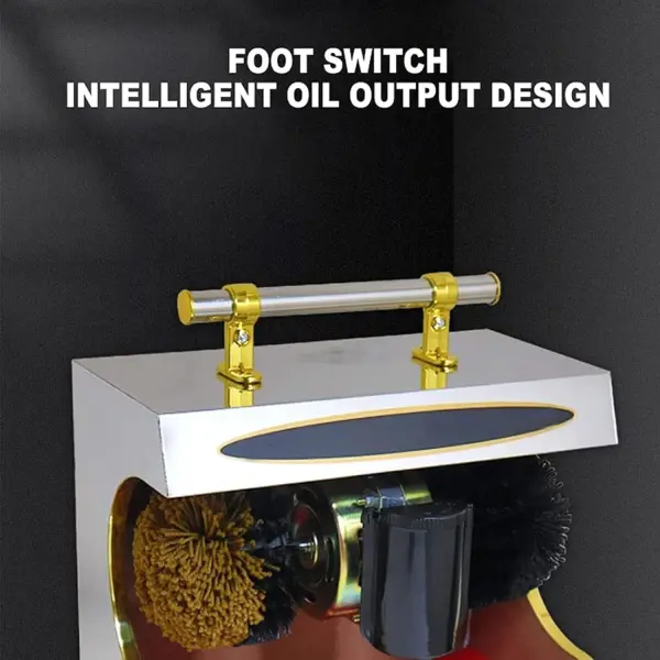 Stainless Steel Electric Shoe Polisher - Dual Brush Cleaner for Effortless Maintenance, Quiet Operation, Ideal for Home & Hotel Use, Keeps Shoes Shiny & Like New, Easy to Use