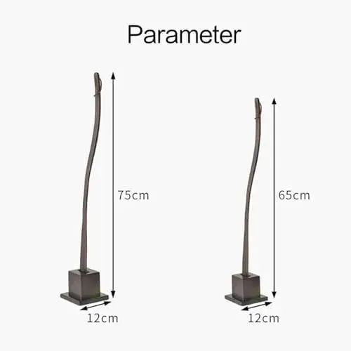 65cm Long Handle Wooden Shoe Horn Flexible Lifter for Seniors Adults, Easy Grip Shoe Helper Tool Boot Spoon Easy Wear Helper for Home Travel Hotel Use,A75