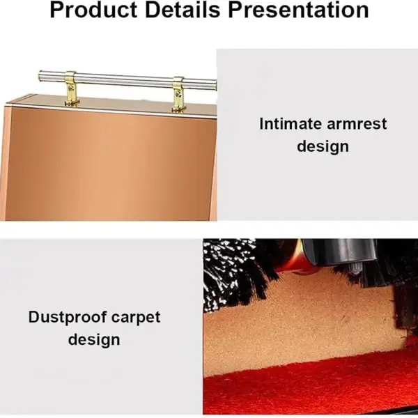 Electric Household Shoe Shine Machine, Electric Shoe Cleaner, Stainless Steel Commercial Shoe Polisher, Home Shoe Polishing Machine (F) (Color:F)