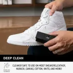 Shoe Cleaning Kit – Premium Foam Shoe Cleaner with Soft & Stiff Bristle Brushes and Microfiber Towel – Shoe Cleaner for Sneakers, Tennis, Gym, White Shoes, Leather, Mesh, Knit, Canvas & Nubuck, PU