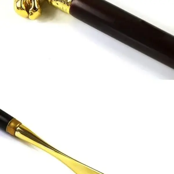 Long Handle Shoe Horn and Boot Spoon Easy Wear Helper Shoehorns for Seniors and Adults with Wide Feet Durable Shoe Wearing Tool for Shoes and Boots,Lion32