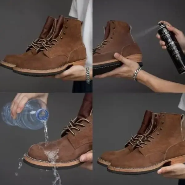 SAPHIR Medaille d’Or Super Invulner – Waterproof Spray for All Leather Shoes & Boots, Shoe Protector Spray – Neutral
