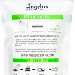 Angelus Shoe Cleaner Kit, 8.6 Oz, Brush, Towel - Professional Sneakers, Leather, Nubuck, Suede Shoe Cleaner Kit - Safe on All Fabrics, Gentle Yet Powerful Сleaning Formula - Made in USA