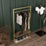 Stylish 2-in-1 d Coat Rack & Shoe Bench - Entryway Hall Tree with 2-Tier Shoe Storage for Hats Bags & Accessories - Elegant 65in Home Decor Solution