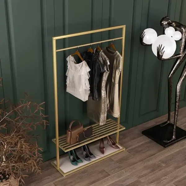 Stylish 2-in-1 d Coat Rack & Shoe Bench - Entryway Hall Tree with 2-Tier Shoe Storage for Hats Bags & Accessories - Elegant 65in Home Decor Solution