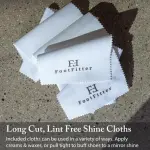 FootFitter Premium Shoe Cream Polish Kit – Leather Conditioning Creams, Shine Cloths, Applicators & Shoe Care Travel Bag