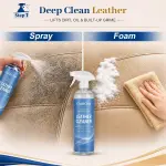 Leather Cleaner and Conditioner Kit (2×16oz) – 2-Step Leather Care System, Deep Clean & Nourish, Non-Greasy, Safe for Car Seats, Couches, Shoes & Furniture, and more