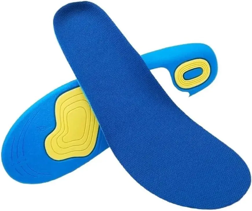 JSEIAJB Soft PU Insole Sport Shoe Insoles Massaging Foot Care for Feet Shoes Sole Shock Absorption