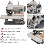 Portable Professional Grade Desktop Blindstitch Blind Hem Sewing Machine Hemming Dresses, Skirt and Coat Bottoms, Draperies, Negligees, Undergarments, Lapel Padding