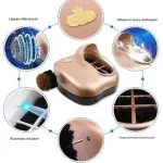 Automatic Shoe Cleaning Machine, Electric Sole Brush for Leather Boots & High Heels, Dust-Free Cleaner for Home & Workshop Use, Efficient & Easy Shoe Care