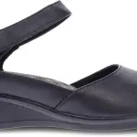 Revere Osaka Mary Jane - Premium Leather - Orthotic-Friendly Removable Insoles - Adjustable Strap - Arch Support - Stylish Wedges for All-Day Comfort