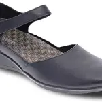 Revere Osaka Mary Jane - Premium Leather - Orthotic-Friendly Removable Insoles - Adjustable Strap - Arch Support - Stylish Wedges for All-Day Comfort