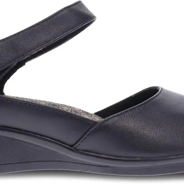 Revere Osaka Mary Jane - Premium Leather - Orthotic-Friendly Removable Insoles - Adjustable Strap - Arch Support - Stylish Wedges for All-Day Comfort
